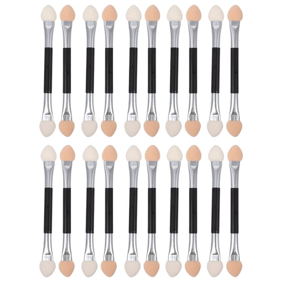 BPPEG Double Sided Eye Shadow Brush Sponge Applicator 20Pcs