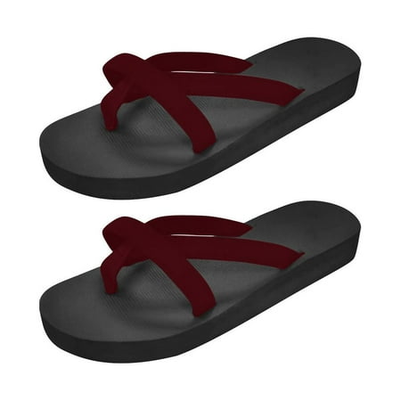 

Women s Thong Sandal | Open Toe Flat Sandals | Flip Flops for Shower Thong Sandals Summer Beach Slip On Shoes Women Slide Sandals