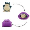 32cm Anime Pokemon Ditto Transform Snorlax Inside Out Cushion Plush Toys Pillow Soft Stuffed Doll