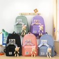 thumbnail image 2 of 4 In 1 Nylon Women Backpack Large Capacity School Bag For Girls Kawaii Modeling Travel Bags Multifunctional Storage Backpacks Sac à dos scolaire, 2 of 6