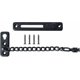 thumbnail image 4 of Security Door Chain Narrow Door Limiter Spring Anti-theft Door Lock with Screws for Home Interior Door, Stainless Steel Matte Black Finish Jiuj, 4 of 4