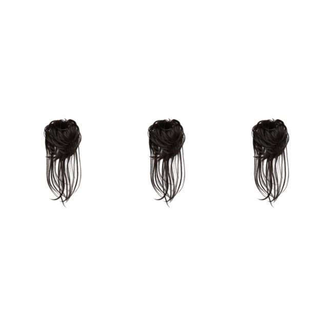 Vogacara Extensión de cola de caballo fácil de usar, estilo sin esfuerzo para damas, peluca de moño de pelo rizado hecha de materiales 4 Type1 NO1