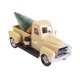 thumbnail image 4 of Camión de granja navideño, camioneta, modelo de automóvil, automóvil de granja de metal hecho a mano con beige, 4 of 9