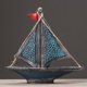 thumbnail image 1 of Hanging Wall Decor Boat Wheel Anchor Sailboat Nautical, Nautical Boat Steering Rudder Wall, 1 of 3