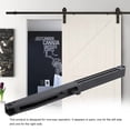 thumbnail image 4 of Soft Close Mechanism Buffer Damper For Sliding Barn Door, Adjustable Ris Fall With Hidden Track, Reduces Impact, Stops Door Gently For All Types Of Slides And Metal Box Drawers, 4 of 8