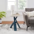 thumbnail image 3 of Linon Omar Side Table Blue, 3 of 6