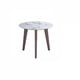 thumbnail image 1 of Mesa Kessa Muebles Lateral Casatti Marmol-Blanco-Cristal 47Cm, 1 of 1