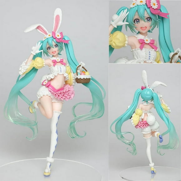Hatsune Miku Figure Rabbit Ears Miku Figure Anime Girl Figure Action Figure