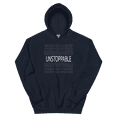 thumbnail image 2 of Itzus Collections Graphic Unstoppable Motivational Hoodie, Navy Unisex, Size M, 2 of 3