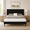 Black, variant on 4 Ever Winner Adjustable Twin Bed Frame, Pink Upholstered with Tufted Headboard forbedroom