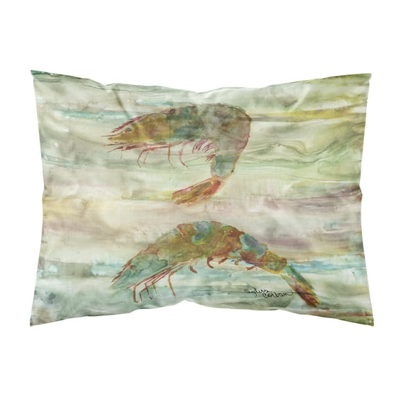 Shrimp Sunset Fabric Standard Pillowcase