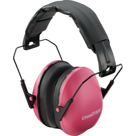 Champion Traps and Targets Ear Muffs Slim, Passive, Pink