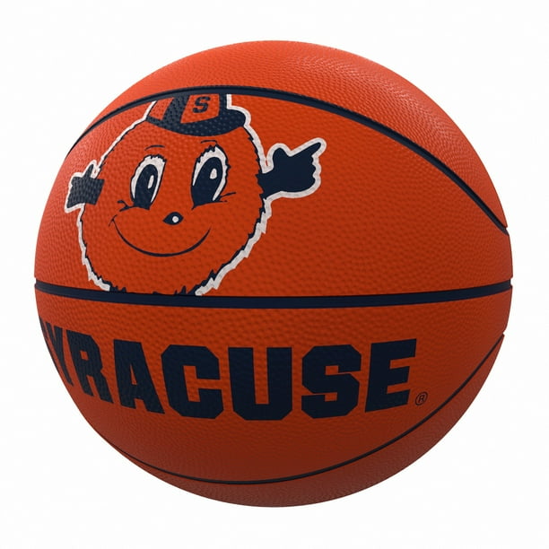 Logo Brands - Syracuse Orange Mascot Official-Size Rubber Basketball - Walmart.com - Walmart.com