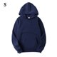 thumbnail image 1 of Sudadera con capucha Sudadera con capucha unisex de algodón Sudadera con capucha que absorbe el sudor Sudadera con capucha, azul oscuro, S seitruly AP000776-12, 1 of 7