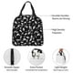 thumbnail image 4 of Easygdp Black White Leaves Bolsa Térmica Premium - Tela Oxford Impermeable, Gran Capacidad, Bolsillo Frontal, Unisex para Trabajo, Escuela, Actividades al Aire Libre y Picnics, 4 of 8