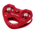 thumbnail image 1 of Rojo durable de la polea 25KN de la velocidad del cable de alambre de la tirolina de la escalada en roca rojo Sharpla Polea de la línea con cremallera, 1 of 8