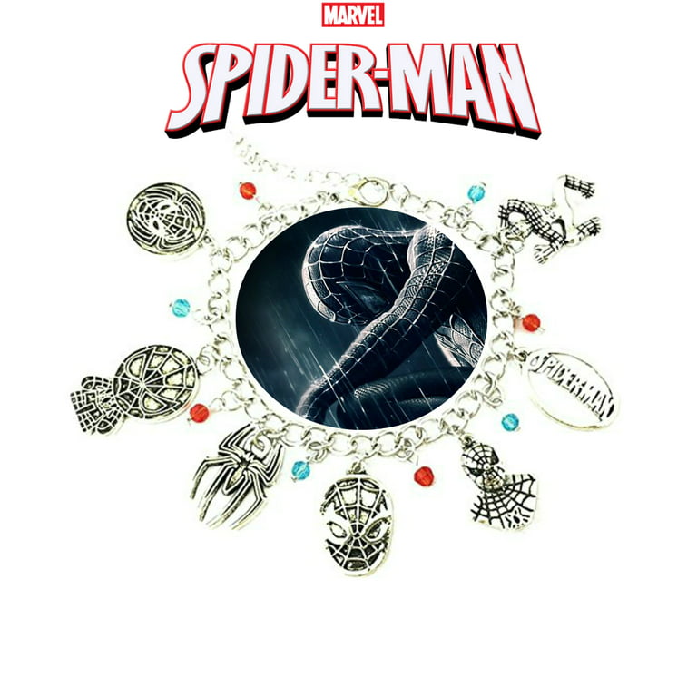 Spiderman Charm Bracelet Movie Series Jewelry Multi Charms - Wristlet -  Superheroes Brand Marvel Movie Collection