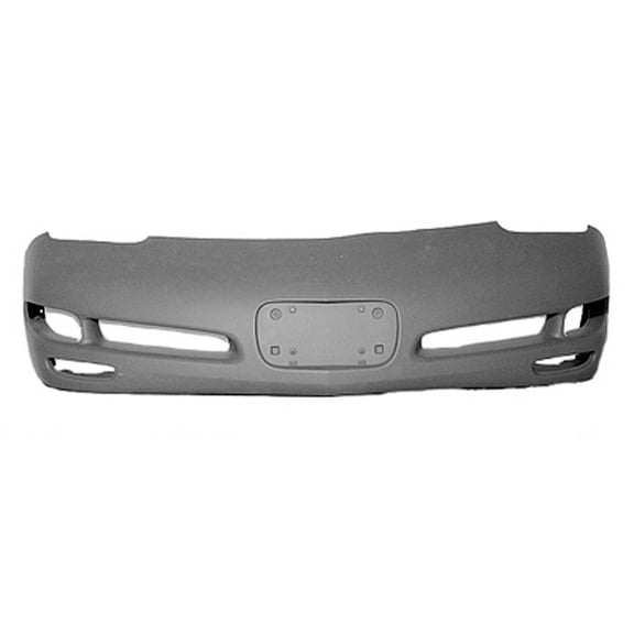 New Aftermarket  Unpainted Front Bumper Cover Replaces 10433080 fits 1997-2004 Chevrolet Corvette