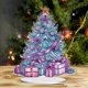 thumbnail image 3 of (GJ225) Adornos Pintura Diamantes Adornos Ambiente Navideño (diamante Brillante Una Cara + Diamante Forma Especial), 3 of 9