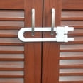 thumbnail image 4 of Cerradura de protección de seguridad para bebés, cerradura con forma de U para cajón de gabinete, cerradura para armario de bebé, cerradura de grado profesional, 4 of 11