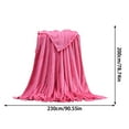 thumbnail image 3 of HOZVOMI Super Soft Warm Fleece Blanket, Throw Rug for Sofa Bedding, 200x230cm, 3 of 3
