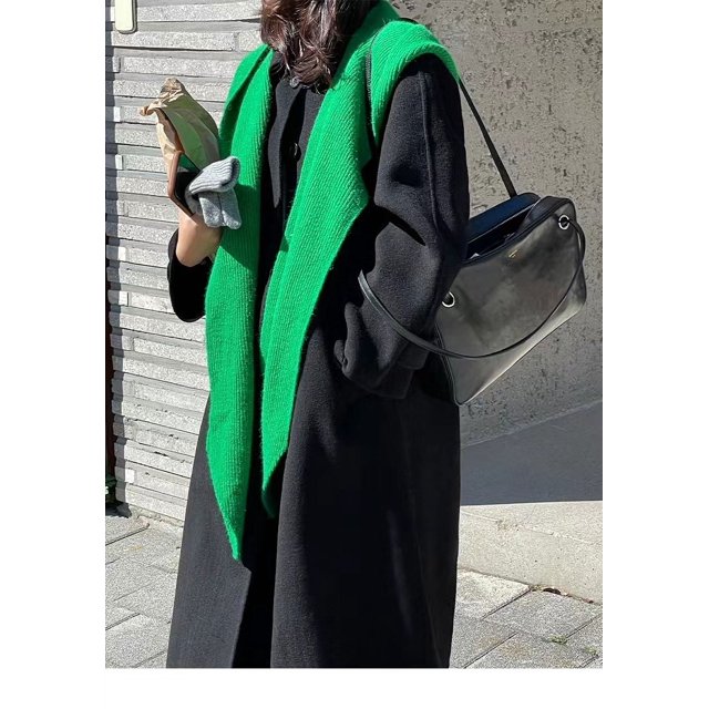 Sencillo gorro y bufanda Sense, todo en uno, estilo de invierno para mujer, gorro, chal, bufanda de punto cálida