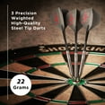 thumbnail image 2 of Viper V-Factor 90% Tungsten Professional Steel Tip Dart Set, 22 Grams, 2 of 6
