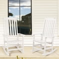 thumbnail image 2 of Patio Rocking Chair, Oversized Rocker Chair for Adult, All Weather Rocking Chair Outdoor, High Back Porch Rocker, Rocking Chairs for Garden, Backyard, Poolside,380lbs, 2 of 8