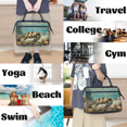 thumbnail image 7 of Herdesigns Sea Turtle Travel Duffle Bag for Women Men, Waterproof Weekender Carry On Bag, Sport Gym Overnight Tote Hospital Personal Item Bag Nautical Coastal, 7 of 7