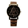 thumbnail image 1 of Black Face Center Gear Movement Stainless Steel Gunmetal Mens Watch-179, 1 of 3