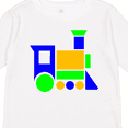 thumbnail image 4 of Inktastic Cute Colorful Train Boys or Girls Long Sleeve Toddler T-Shirt, 4 of 5