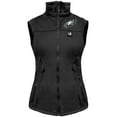 thumbnail image 3 of Women's ActionHeat Black Philadelphia Eagles 5V Softshell Battery Heated Full-Zip Vest, 3 of 7