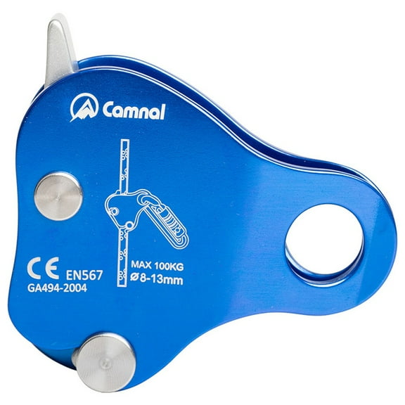Safety Climbing Protective Ascender 220LB Device Rope Grip Outdoor Rigging 8-13MM Rope,Blue