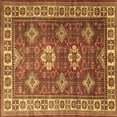 thumbnail image 1 of Ahgly Company Indoor Square Persian Brown Traditional Area Rugs, 5' Square, 1 of 4