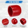 thumbnail image 4 of Unique Bargains Reinforced Silicone Coolant Cap Kit 40mm 1.57" ID Turbo Bypass Valve Cap Universal for Car Red, 4 of 6