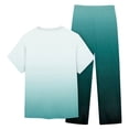 thumbnail image 5 of HAJWOH Mens Scrubs Sets Stretchy Nurse Uniform Short Sleeve V Neck Scrub Top & Pants Solid Color Medical Scrub Sets with Multi Pocket White S, 5 of 5