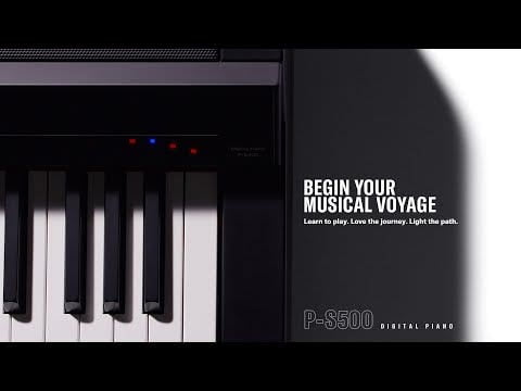 Yamaha P-S500 88-Key Smart Digital Piano With Stream Lights Technology - Black