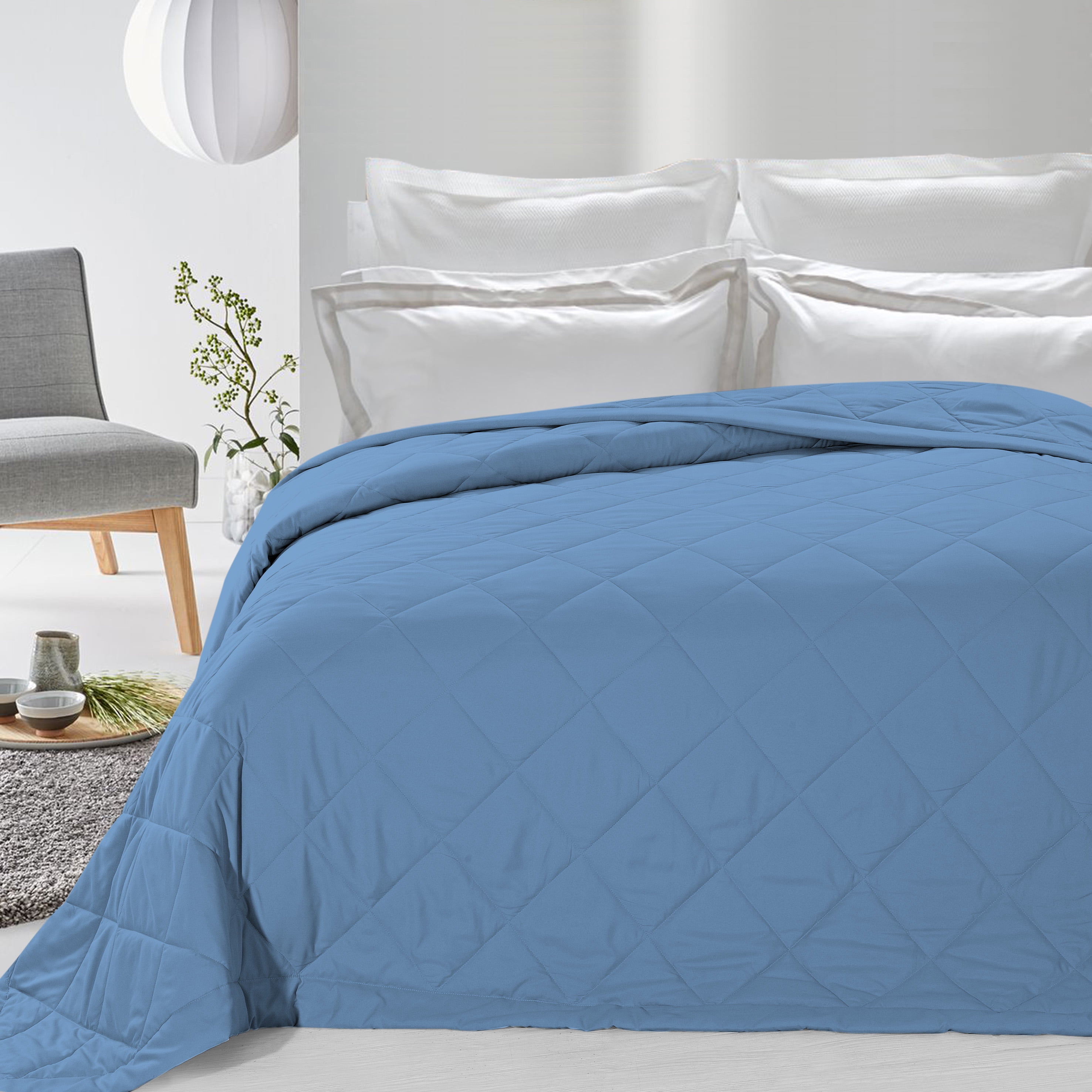 Never Down Alternative Down Blanket Blue King