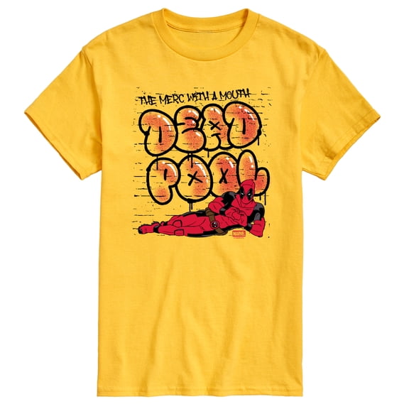 Deadpool - Graffiti - Men's Short Sleeve Graphic T-Shirt