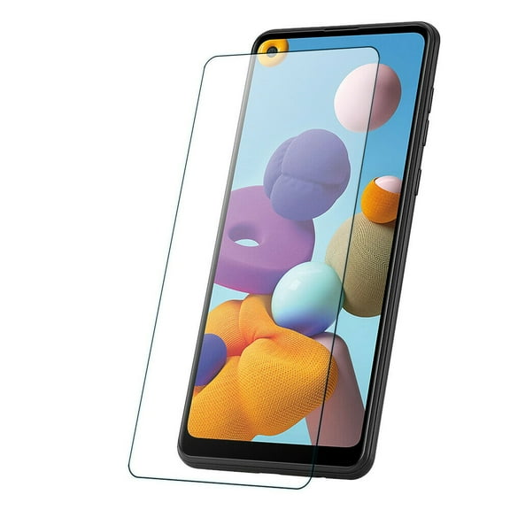 GoldCherry Screen Protector for Samsung Galaxy A21 6.5 Inch,High Definition Anti-Scratch Anti-Fingerprint Tempered Glass Film-[9H Hardness] [Bubble Free] [Case Friendly] [Shatterproof](1 Pack)