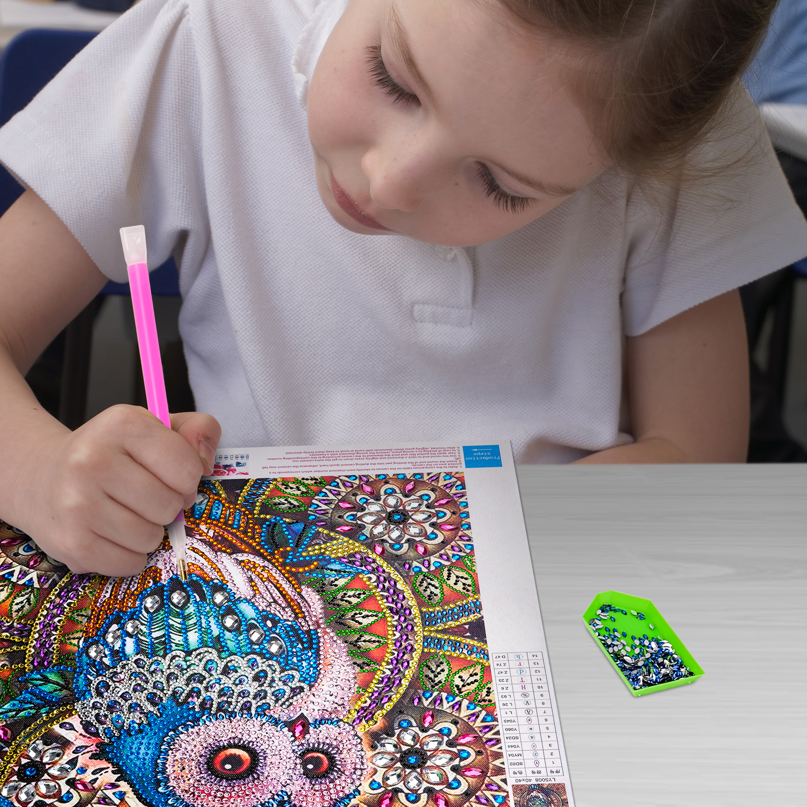 Dream Fun 5D Diamond Painting Kit Owl Design photo 2