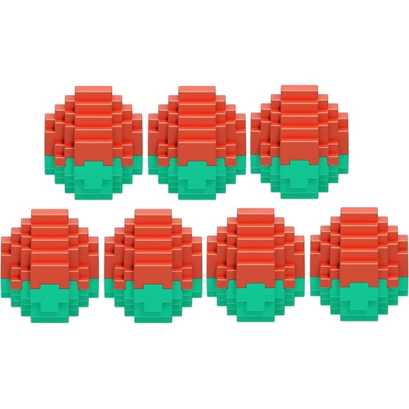 Mattel Minecraft Mini Mode Spawn Egg Figure Complete Set of 7 with Special Edition Legendary Steve, Ages 6  HXT64-956G