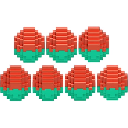 Mattel Minecraft Mini Mode Spawn Egg Figure Complete Set of 7 with Special Edition Legendary Steve, Ages 6+ HXT64-956G
