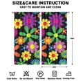 thumbnail image 2 of Rustic Floral Print Curtains 42x84 Inch Rod Pocket Blackout Drapes 2 Panels for Bedroom and Comfortable Feel, 2 of 2