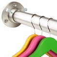 thumbnail image 1 of Rod Desyne C-1943-DP100-285 1" Adjustable Closet Rod with Socket Set, 28-48", Satin Nickel, 1 of 4