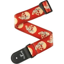 D'Addario Alchemy Guitar Strap, Live Life Skull, 50AL08