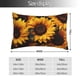 thumbnail image 2 of Balery Vibrant Sunflower Blooms Funda de Cojín Estampada, Regalos para Mujeres, Regalos de Amor para Ella, Regalos para Novia o Esposa, Funda de Almohada-20"x30", 2 of 6