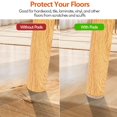 thumbnail image 3 of BAIPOK Protectores para muebles de fieltro beige autoadhesivos, 300 piezas, 3 of 6