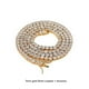 thumbnail image 5 of Collar de tenis, collares de circón ligeros a la moda, cadenas de diseño especial, accesorios para regalos de Navidad y cumpleaños Ropa, zapatos y accesorios Miscelánea 5 mm dorado 8 pulgadas Sonducket  AP014678-11, 5 of 6