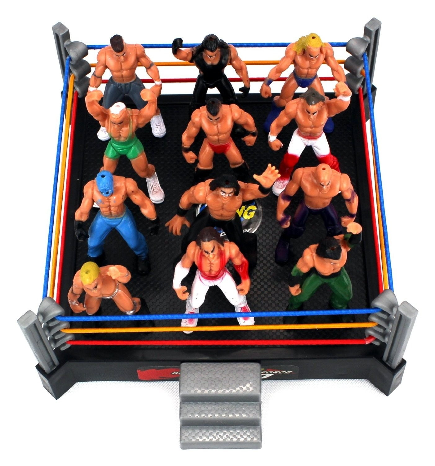 Wrestle RoundUp Little Wrestlers Rumbling Cage Set - Multicolor